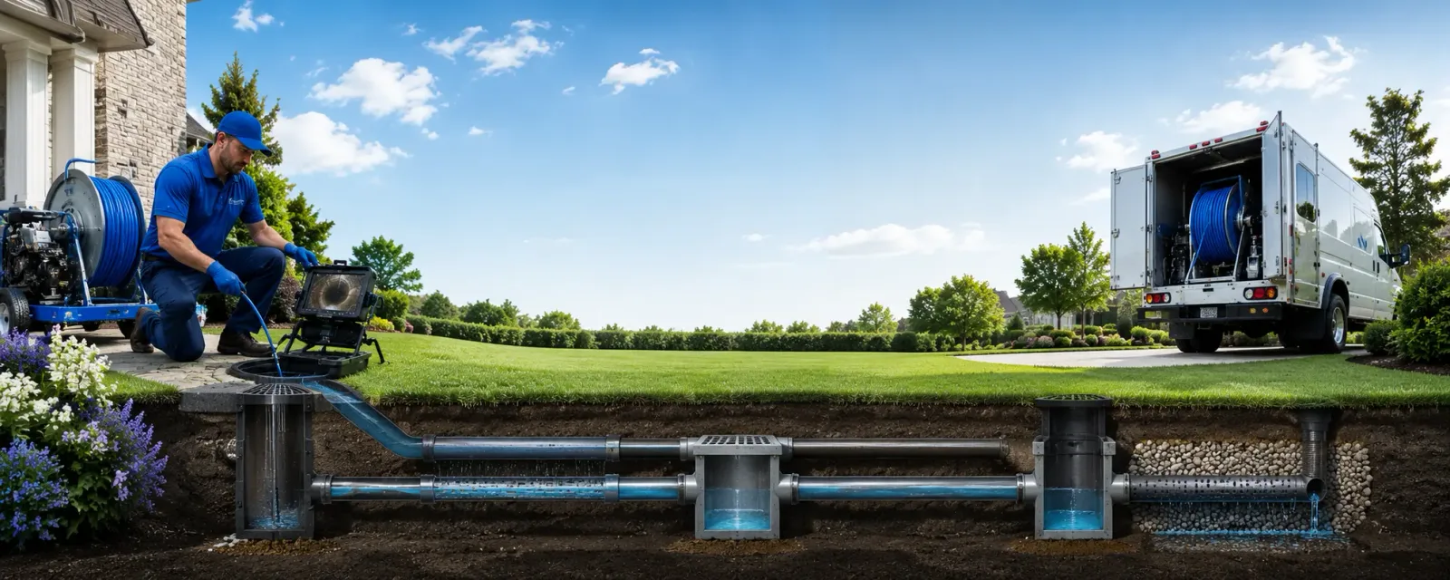 Outdoor drain cleaning information for Dunbar, NE